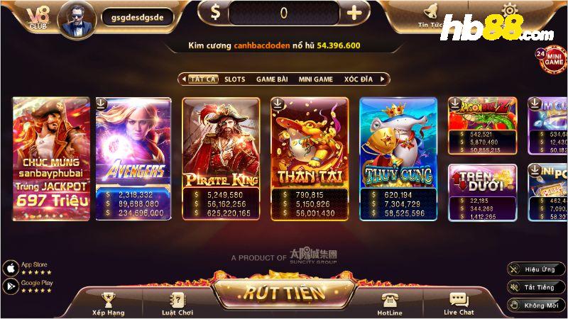 Giới thiệu cổng game V8 Club